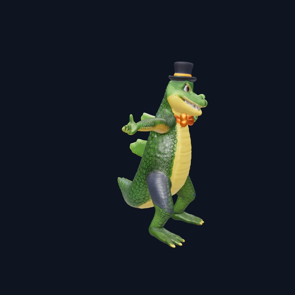 Dapper Crocodile model pack